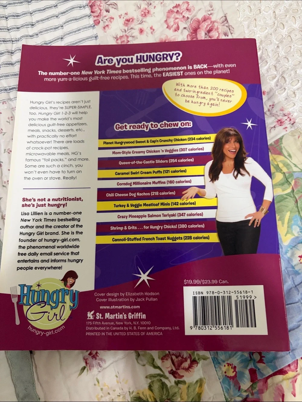 1-2-3 Cookbook by Lisa Lillien - Purple Cover